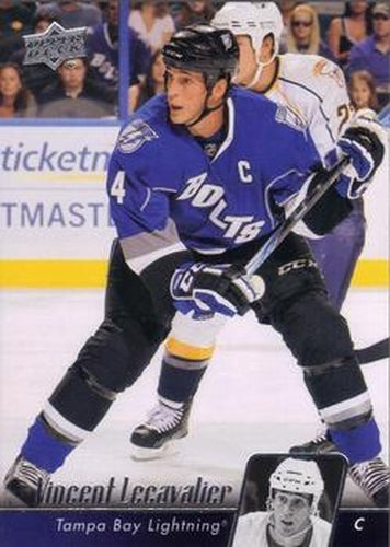 #425 Vincent Lecavalier - Tampa Bay Lightning - 2010-11 Upper Deck Hockey