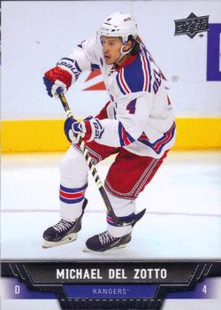#425 Michael Del Zotto - New York Rangers - 2013-14 Upper Deck Hockey