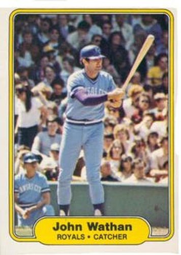 #425 John Wathan - Kansas City Royals - 1982 Fleer Baseball