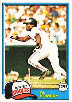 #425 Al Bumbry - Baltimore Orioles - 1981 Topps Baseball