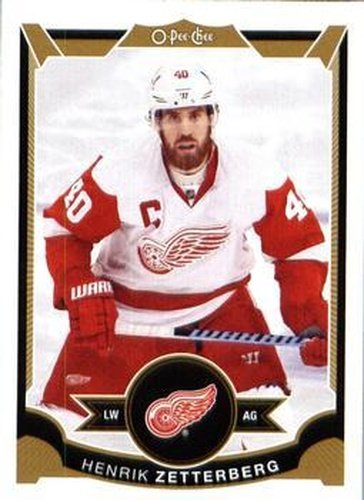 #425 Henrik Zetterberg - Detroit Red Wings - 2015-16 O-Pee-Chee Hockey