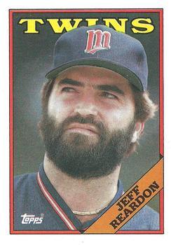 #425 Jeff Reardon - Minnesota Twins - 1988 Topps Baseball