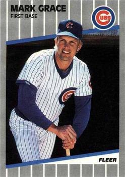 #426 Mark Grace - Chicago Cubs - 1989 Fleer Baseball