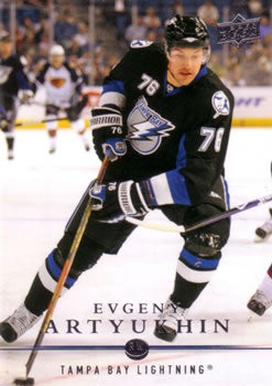 #426 Evgeny Artyukhin - Tampa Bay Lightning - 2008-09 Upper Deck Hockey