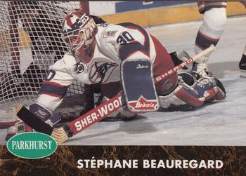 #426 Stephane Beauregard - Winnipeg Jets - 1991-92 Parkhurst Hockey
