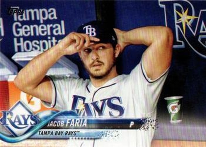 #426 Jacob Faria - Tampa Bay Rays - 2018 Topps Baseball