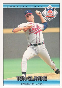 #426 Tom Glavine - Atlanta Braves - 1992 Donruss Baseball