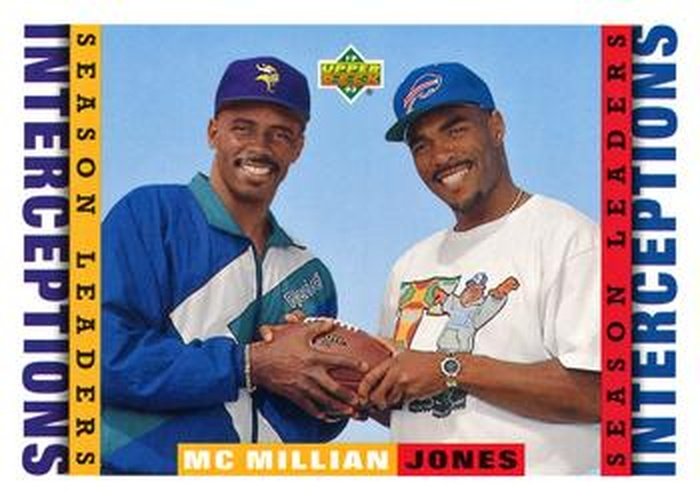 #427 Audray McMillian / Henry Jones - Minnesota Vikings / Buffalo Bills - 1993 Upper Deck Football