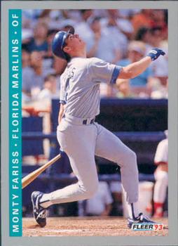 #427 Monty Fariss - Florida Marlins - 1993 Fleer Baseball