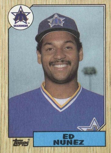 #427 Ed Nunez - Seattle Mariners - 1987 Topps Baseball