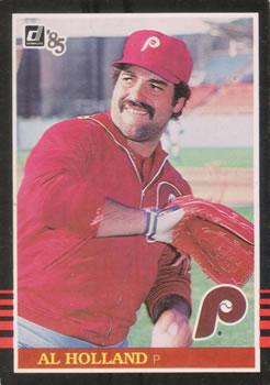 #427 Al Holland - Philadelphia Phillies - 1985 Donruss Baseball