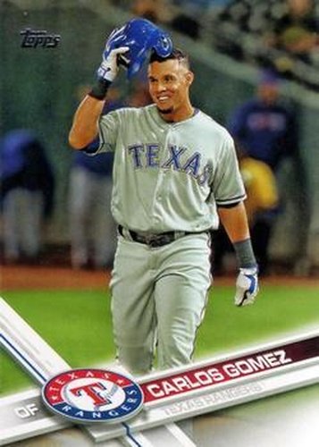 #427 Carlos Gomez - Texas Rangers - 2017 Topps Baseball
