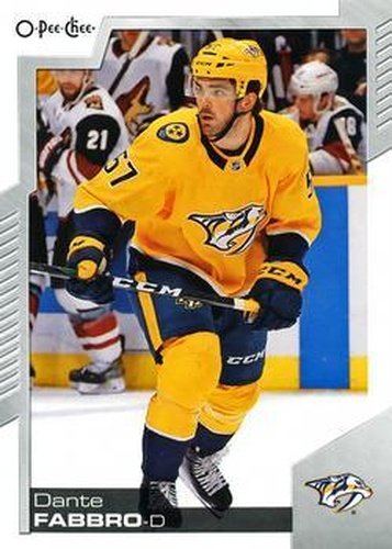 #427 Dante Fabbro - Nashville Predators - 2020-21 O-Pee-Chee Hockey