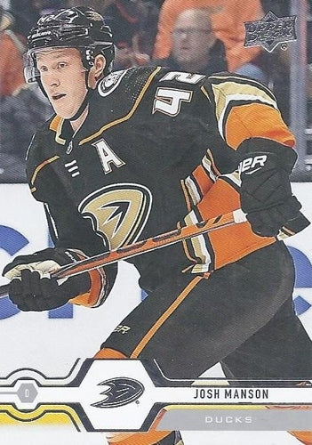 #428 Josh Manson - Anaheim Ducks - 2019-20 Upper Deck Hockey
