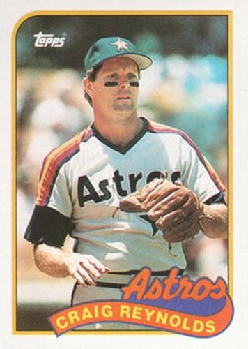 #428 Craig Reynolds - Houston Astros - 1989 Topps Baseball
