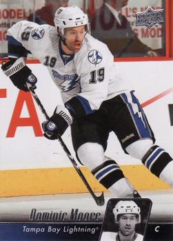 #428 Dominic Moore - Tampa Bay Lightning - 2010-11 Upper Deck Hockey