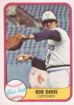 #428 Bob Davis - Toronto Blue Jays - 1981 Fleer Baseball
