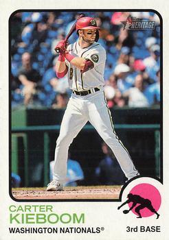 #428 Carter Kieboom - Washington Nationals - 2022 Topps Heritage Baseball