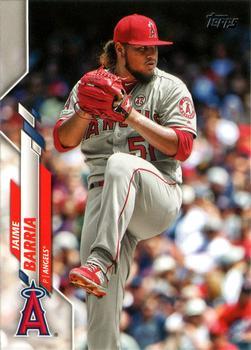 #428 Jaime Barria - Los Angeles Angels - 2020 Topps Baseball