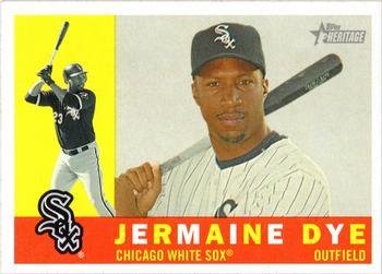 #428 Jermaine Dye - Chicago White Sox - 2009 Topps Heritage Baseball
