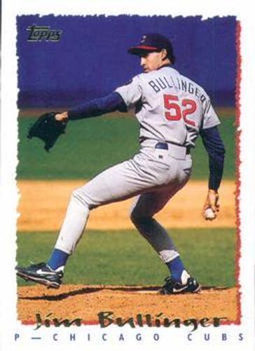 #428 Jim Bullinger - Chicago Cubs - 1995 Topps Baseball