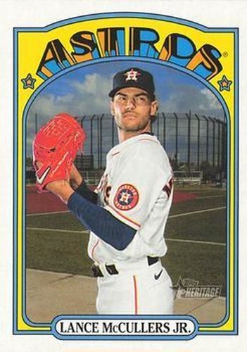 #428 Lance McCullers Jr. - Houston Astros - 2021 Topps Heritage Baseball
