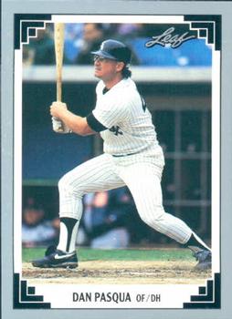 #428 Dan Pasqua - Chicago White Sox - 1991 Leaf Baseball