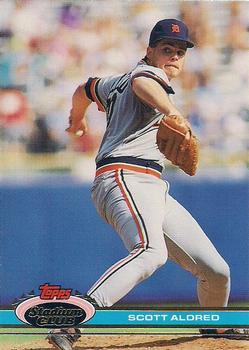 #429 Scott Aldred - Detroit Tigers - 1991 Stadium Club Baseball