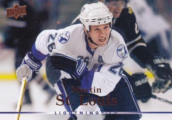 #429 Martin St. Louis - Tampa Bay Lightning - 2007-08 Upper Deck Hockey