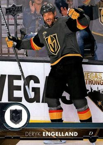 #429 Deryk Engelland - Vegas Golden Knights - 2017-18 Upper Deck Hockey