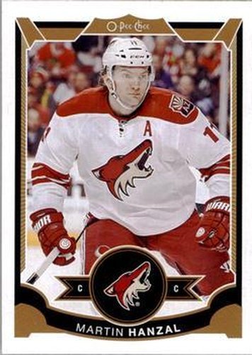 #429 Martin Hanzal - Arizona Coyotes - 2015-16 O-Pee-Chee Hockey
