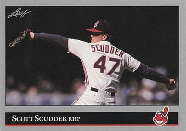 #429 Scott Scudder - Cleveland Indians - 1992 Leaf Baseball