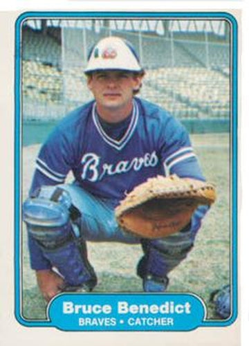 #429 Bruce Benedict - Atlanta Braves - 1982 Fleer Baseball