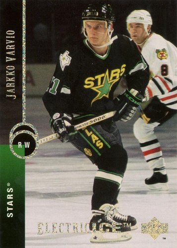 #429 Jarkko Varvio - Dallas Stars - 1994-95 Upper Deck Hockey - Electric Ice