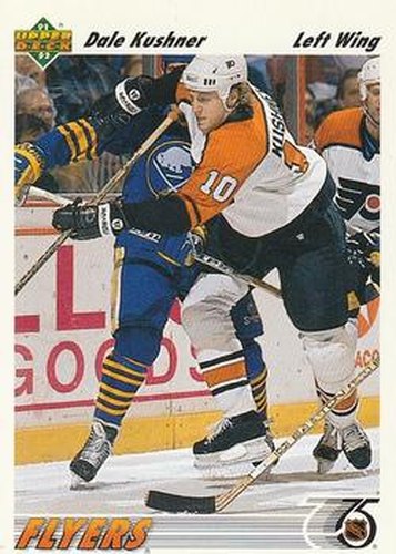 #429 Dale Kushner - Philadelphia Flyers - 1991-92 Upper Deck Hockey