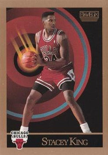 #42 Stacey King - Chicago Bulls - 1990-91 SkyBox Basketball