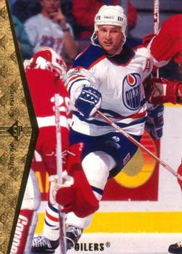 #42 Shayne Corson - Edmonton Oilers - 1994-95 SP Hockey