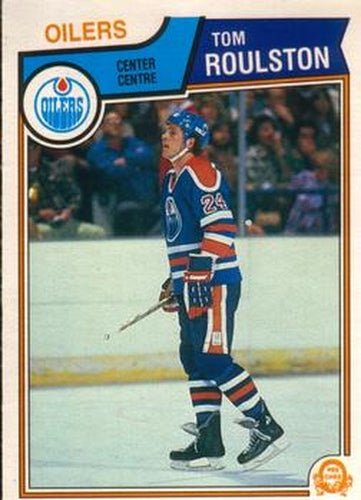 #42 Tom Roulston - Edmonton Oilers - 1983-84 O-Pee-Chee Hockey