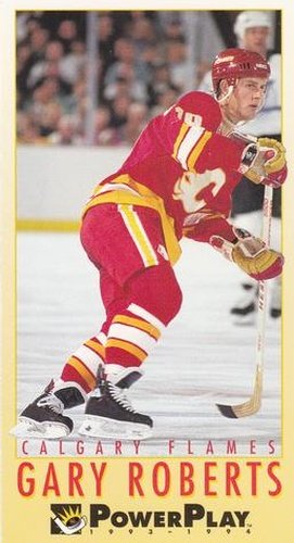 #42 Gary Roberts - Calgary Flames - 1993-94 Fleer PowerPlay Hockey