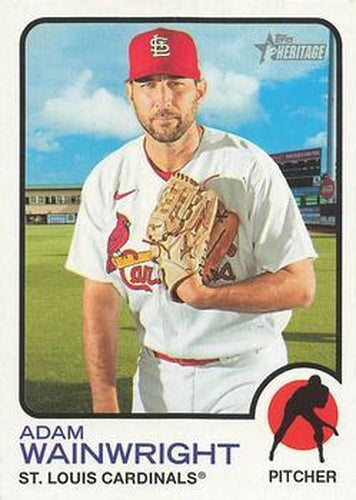 #42 Adam Wainwright - St. Louis Cardinals - 2022 Topps Heritage Baseball