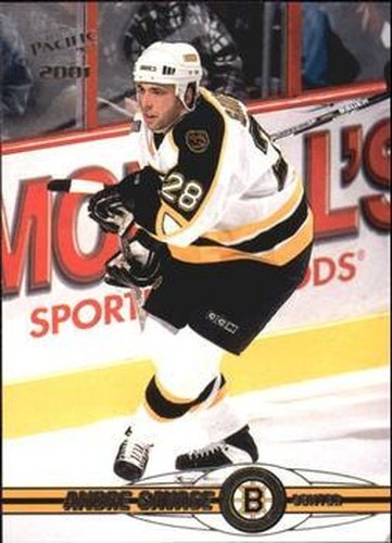 #42 Andre Savage - Boston Bruins - 2000-01 Pacific Hockey