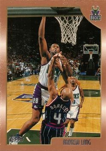 #42 Andrew Lang - Milwaukee Bucks - 1998-99 Topps Basketball