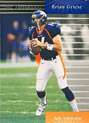 #42 Brian Griese - Denver Broncos - 1999 Donruss Football
