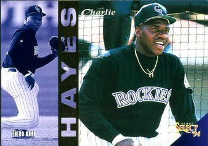 #42 Charlie Hayes - Colorado Rockies - 1994 Select Baseball