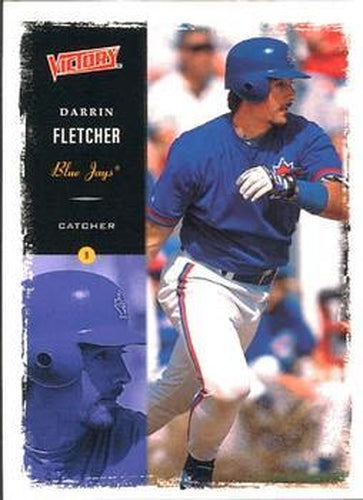 #42 Darrin Fletcher - Toronto Blue Jays - 2000 Upper Deck Victory Baseball