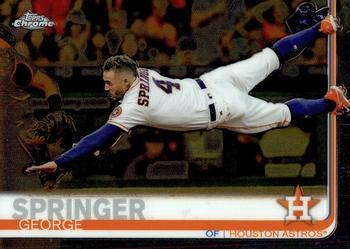 #42 George Springer - Houston Astros - 2019 Topps Chrome Baseball