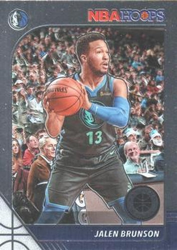 #42 Jalen Brunson - Dallas Mavericks - 2019-20 Hoops Premium Stock Basketball