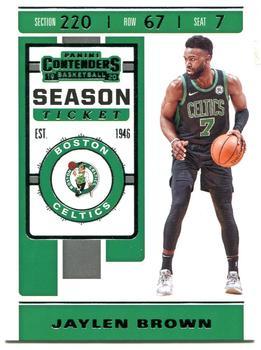 #42 Jaylen Brown - Boston Celtics - 2019-20 Panini Contenders Basketball