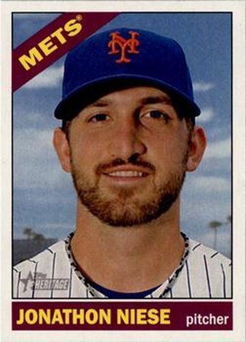 #42 Jonathon Niese - New York Mets - 2015 Topps Heritage Baseball