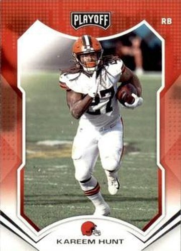#42 Kareem Hunt - Cleveland Browns - 2021 Panini Playoff Football